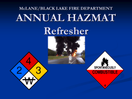 Awareness Refresher - Fire Training Tracker