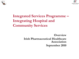 Organising to deliver integrated care