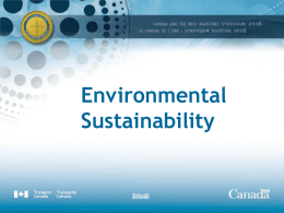Environmental Sustainability Panel