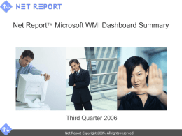 Quick Net Report Compliance Presentation