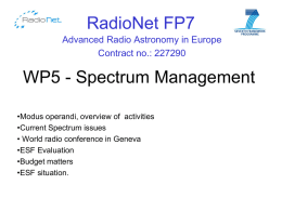 RadioNet FP7