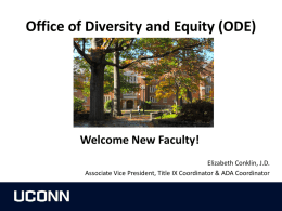 Office of Diversity and Equity