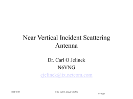 Near Vertical Incident Antenna