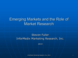 InforMedix Marketing Research, Inc.