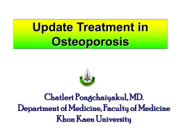 Update Treatment in Osteoporosis