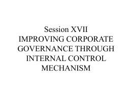 Power Point Presentation of Session XVII