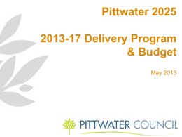 Main Title - Pittwater Council
