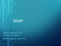 EIGRP - Information Systems Technology