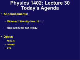 Phys132 Lecture 5 - University of Connecticut
