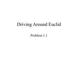 Driving Around Euclid - Westville School District
