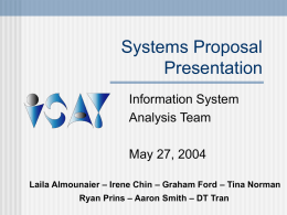 Systems Proposal Presentation