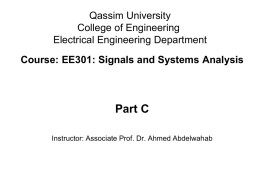 Qassim University College of Engineering Electrical