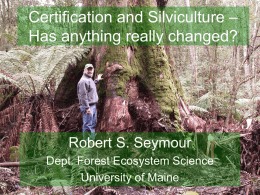 Forest Certification: