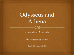 Odysseus and Athena - Mrs. Tully's Website for Students