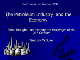 Planning the Petroleum Sector