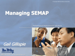 SEMAP - Nan McKay and Associates