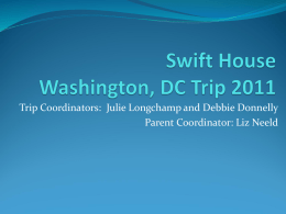 Swift House Washington, DC Trip 2009