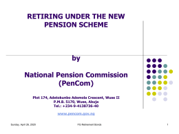 FEDERAL GOVERNEMENT RETIREMENT BONDS by M.K. &hellip;
