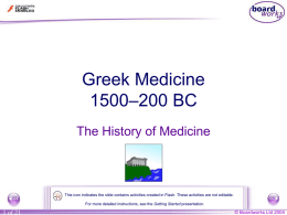 4. Greek Medicine - the Education Forum