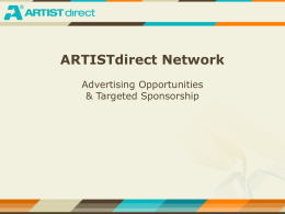 ARTISTdirect Network Media Kit