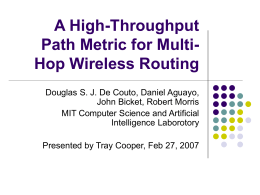 A High-Throughput Path Metric for Multi