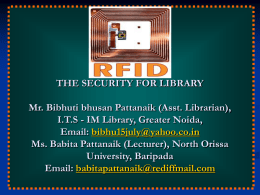 RFID PPT - E-LIS