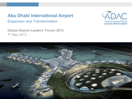 Presentation Heading - Global Airport Leaders' Forum