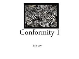 Conformity I