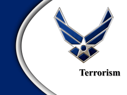 Terrorism - University of South Florida