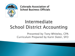 Introductory School District Accounting