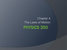 Physics 350 - Los Rios Community College District