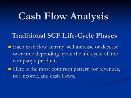 Cash Flow Analysis - Chapman University