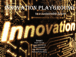 IEO Innovation Playground