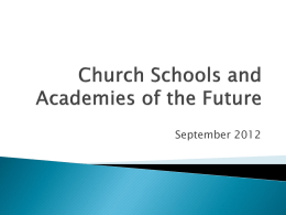 Church Schools of the Future
