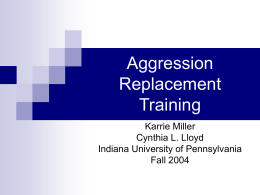 The PREPARE Curriculum: An Anger Control Training Program