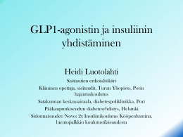 GLP1-analogeista