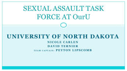 Sexual Assault Task force at OurU