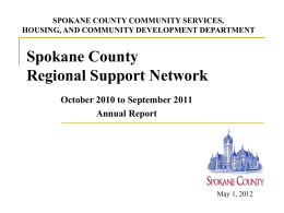 Spokane County Regional Support Network