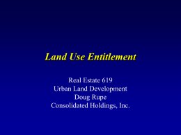 Land Use Entitlement - Wichita State University