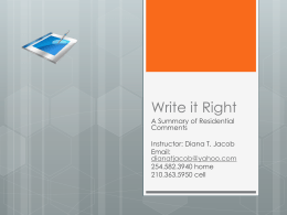Write it Right - The Columbia Institute offers Education