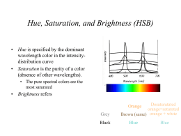 PowerPoint Presentation - Physics 1230: Light and Color