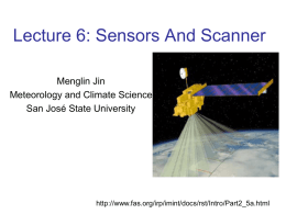 Lecture 3: Sensors - San Jose State University