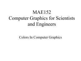Color In Computer Graphics - The Radiant Dolphin Press