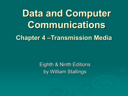 Chapter 4 - William Stallings, Data and Computer
