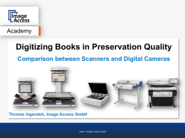 Digitization of books in Preservation Quality