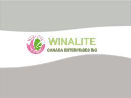 Winalite PPT - Your Web and Graphic Solution
