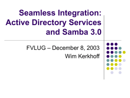 Seamless Integration between Active Directory Services and