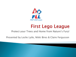 First Lego League - Alexandria City Public Schools