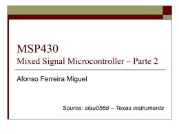 MSP430 - Parte 2 - afonsomiguel.com