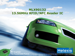 MLX90132 13.56MHz RFID/NFC Reader IC